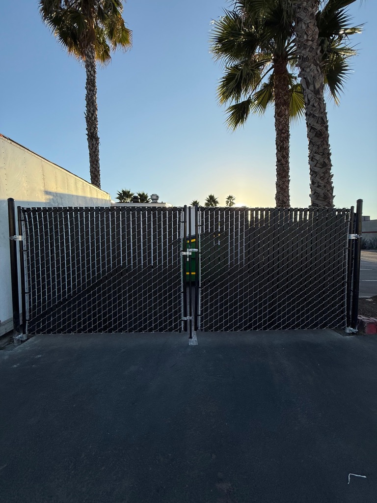 Chain link fence